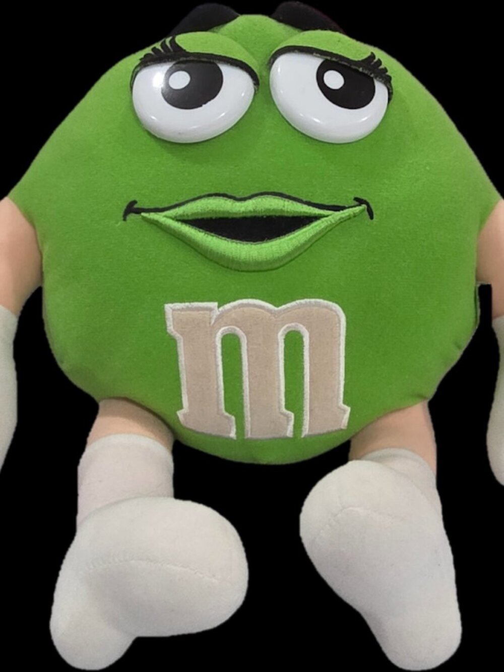 Green M&M Stuffed Toy - Collectible